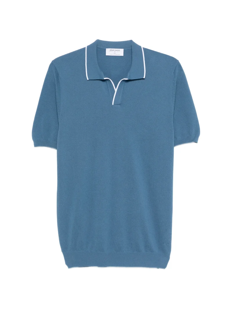 Tricou Gran Sasso White-Trim albastru