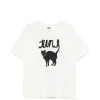 Tricou JUUN.J Cat-Print alb