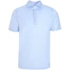 Tricou polo Gran Sasso Buttoned Short-Sleeve albastru