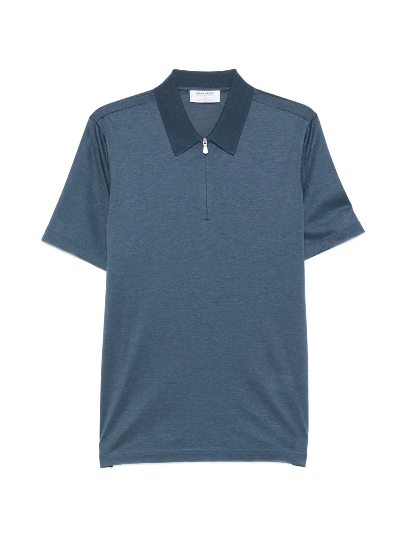Tricou polo Gran Sasso Cotton albastru