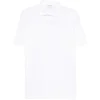 Tricou polo Gran Sasso Half-Button alb