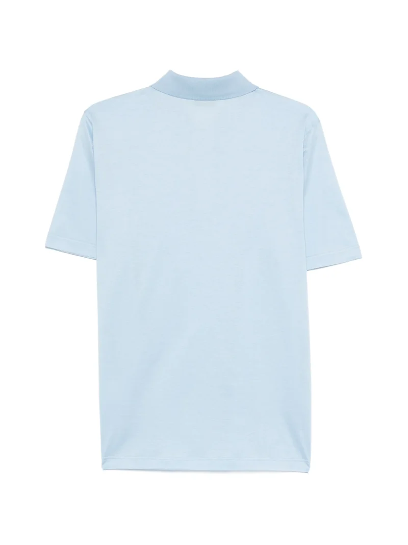 Alternative view of Tricou polo Gran Sasso Half Zip albastru