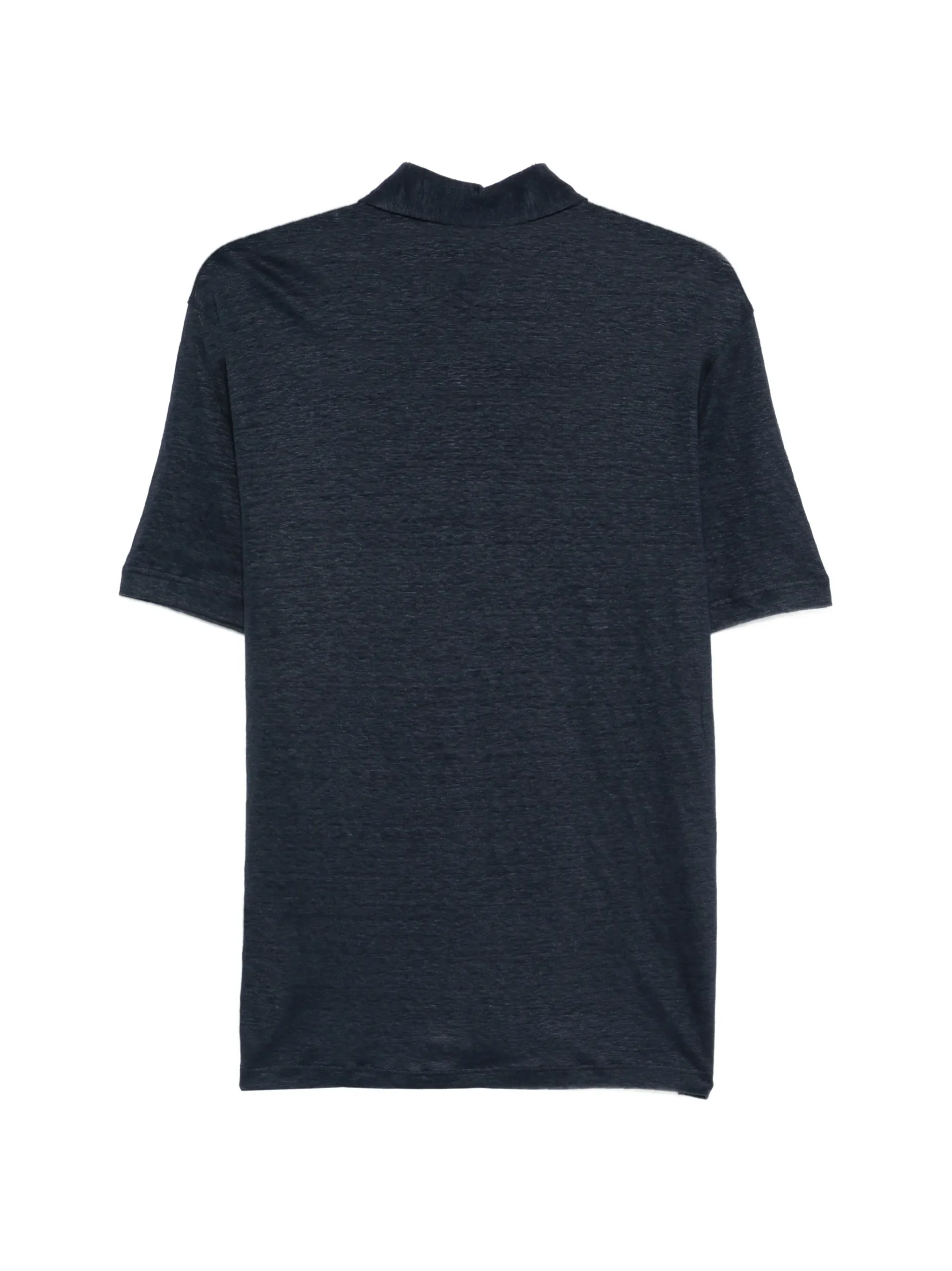 Tricou polo Gran Sasso Logo Patch bleumarin - imagine 2