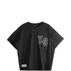 Tricou Y-3 embroidered cotton negru