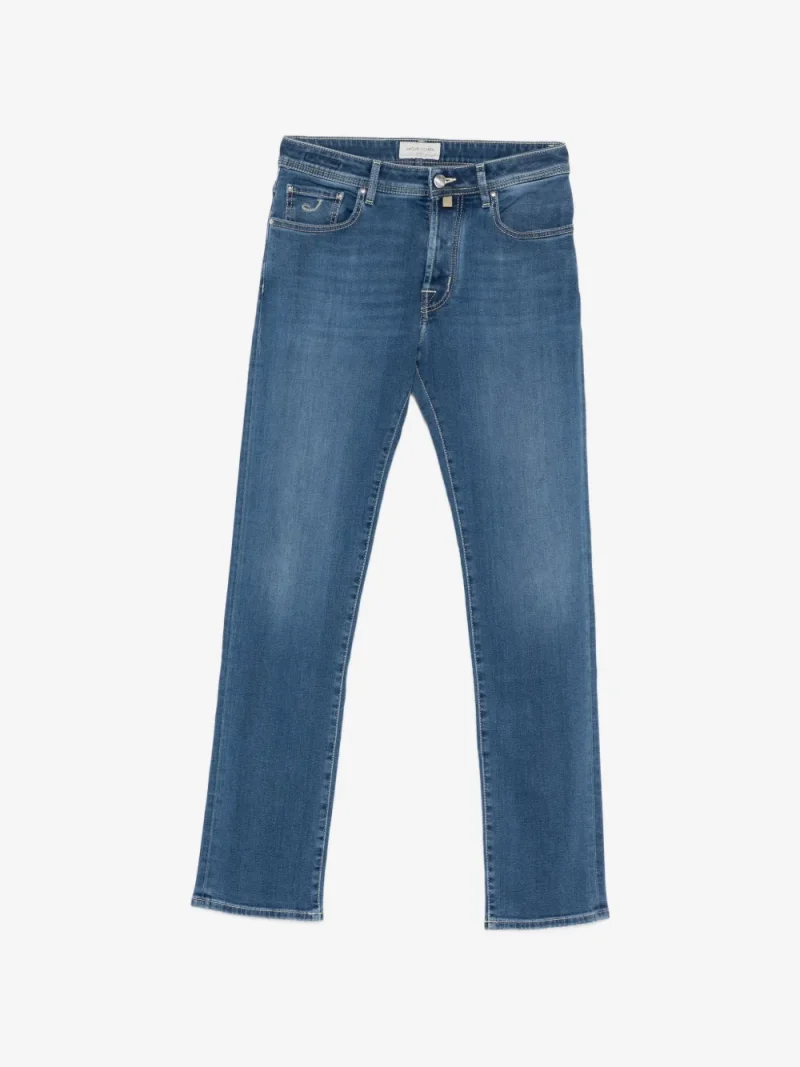 Jeans Jacob Cohen straight-leg albastru