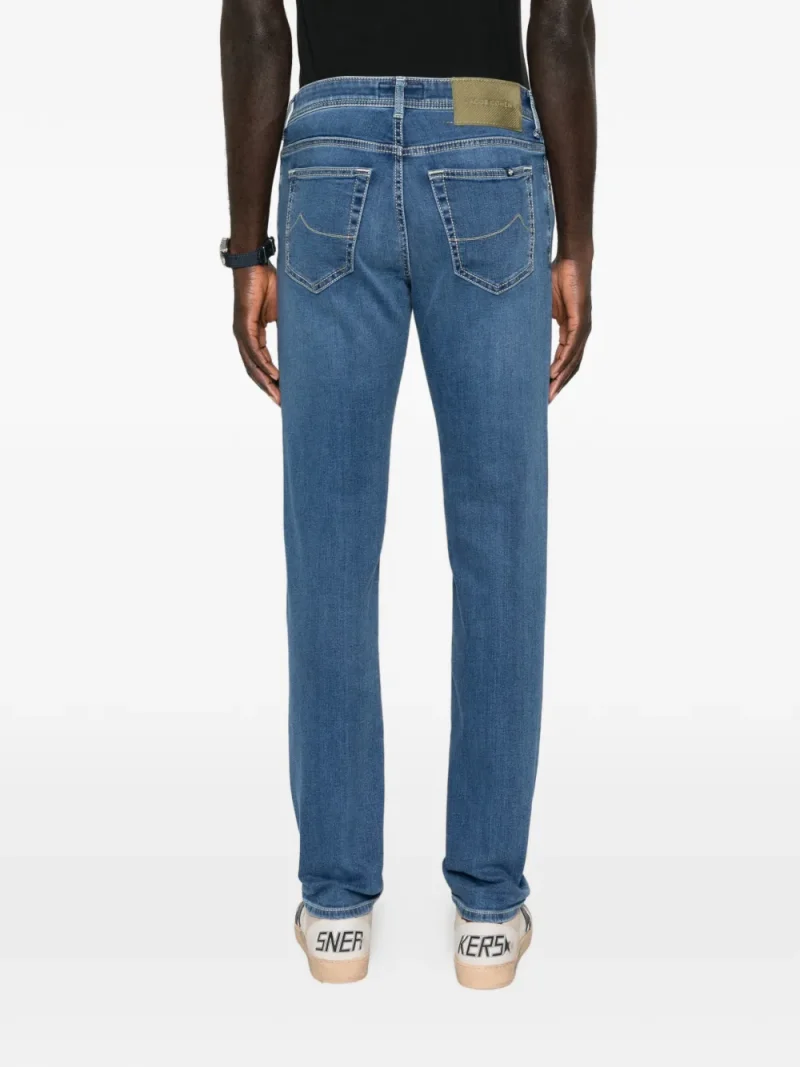 Alternative view of Jeans Jacob Cohen straight-leg albastru