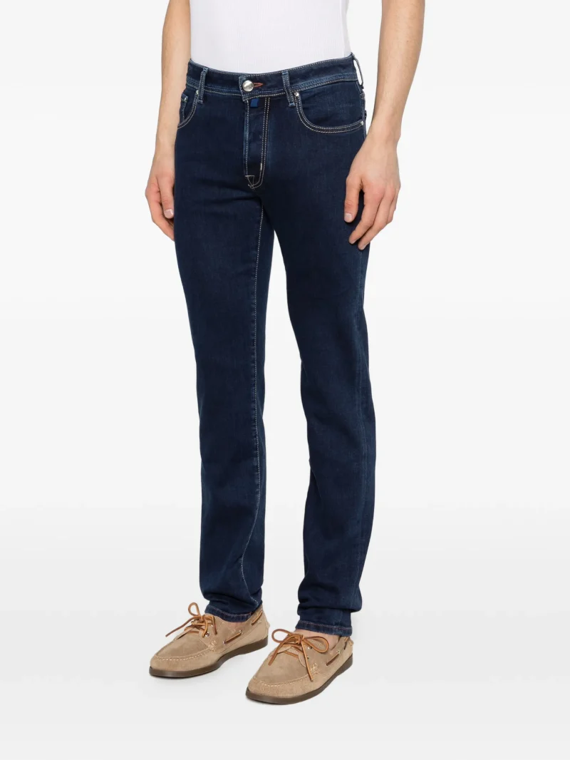Jeans Jacob Cohen bard albastru - imagine 5