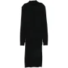 Rochie The Attico roll-neck negru