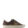 Sneakers Golden Goose Star V-Star 2 lace-up maro