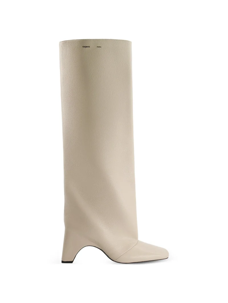 Cizme Coperni Bridge Knee-High bej