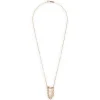 Colier Isabel Marant Rock Crystal Pendant auriu