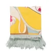 Esarfa La DoubleJ Fringed Floral-Print multicolor