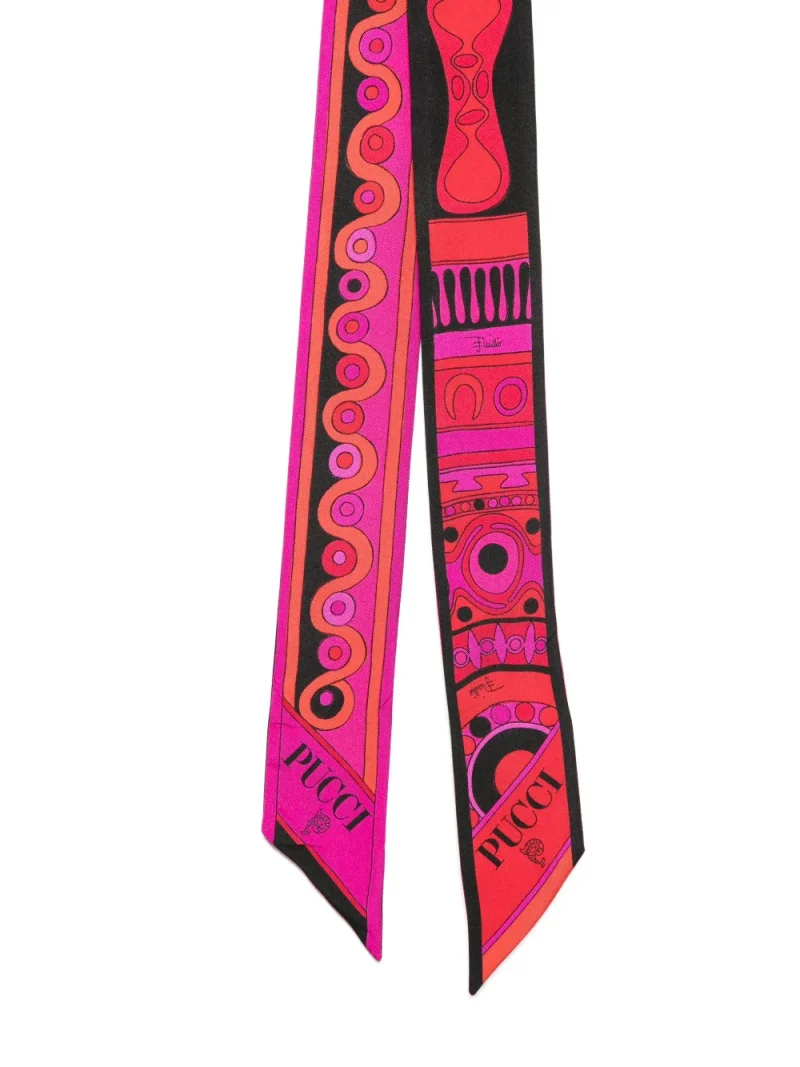 Alternative view of Esarfa PUCCI Abstract-Print roz
