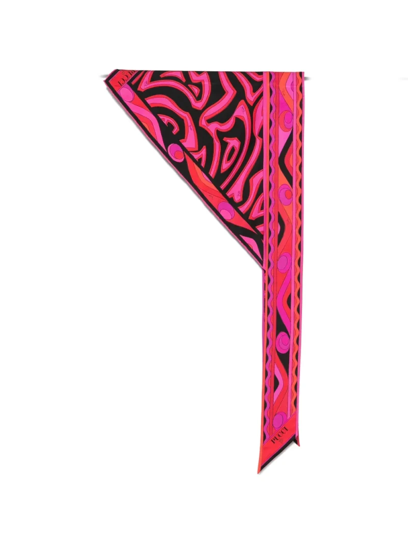 Esarfa PUCCI Bandeau Iride-Print roz