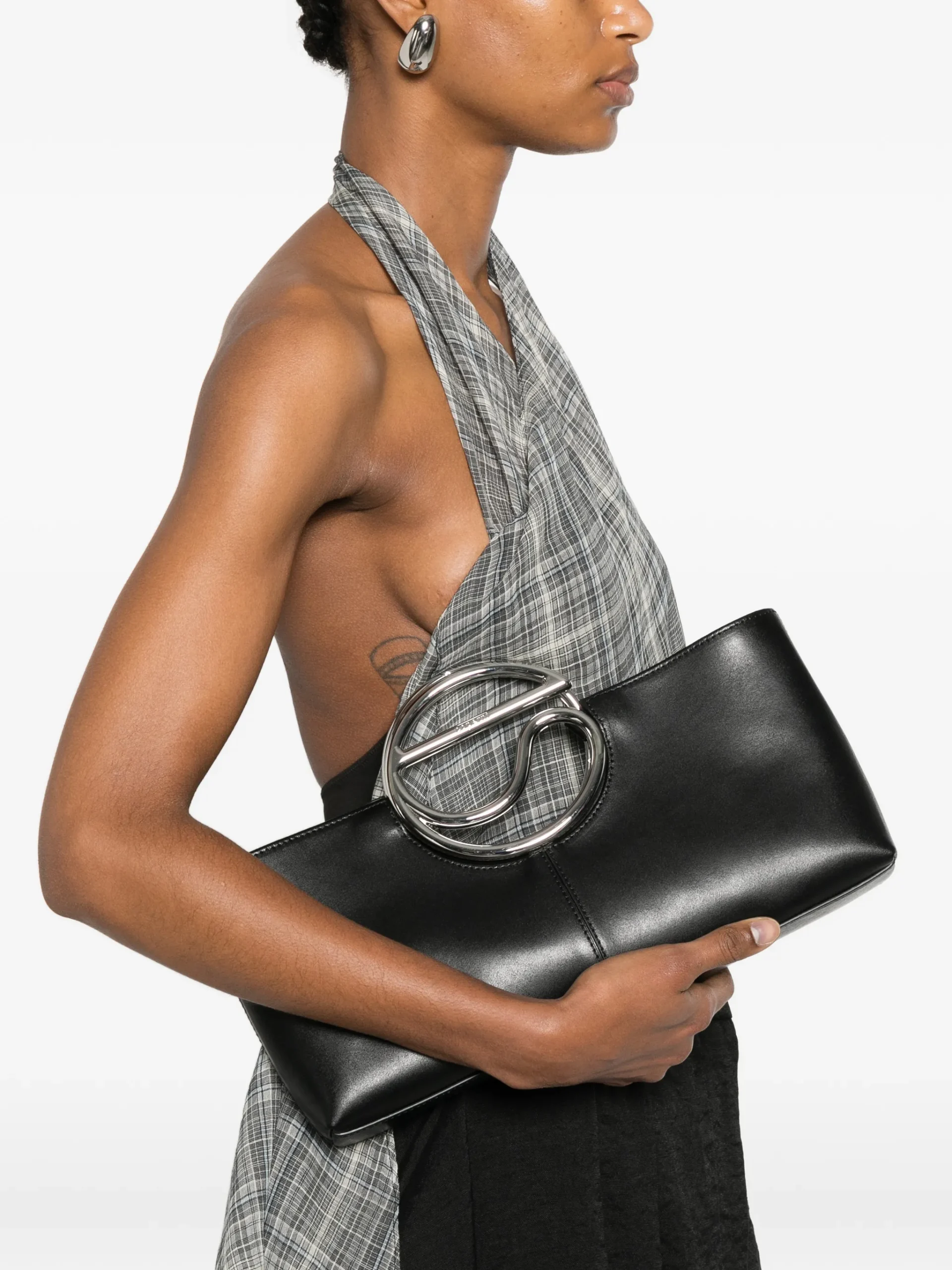 Geanta Coperni C Clutch negru - imagine 2