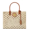 Geanta tote Versace Medusa bej