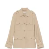 Jacheta Antonelli Flap-Pocket Military bej