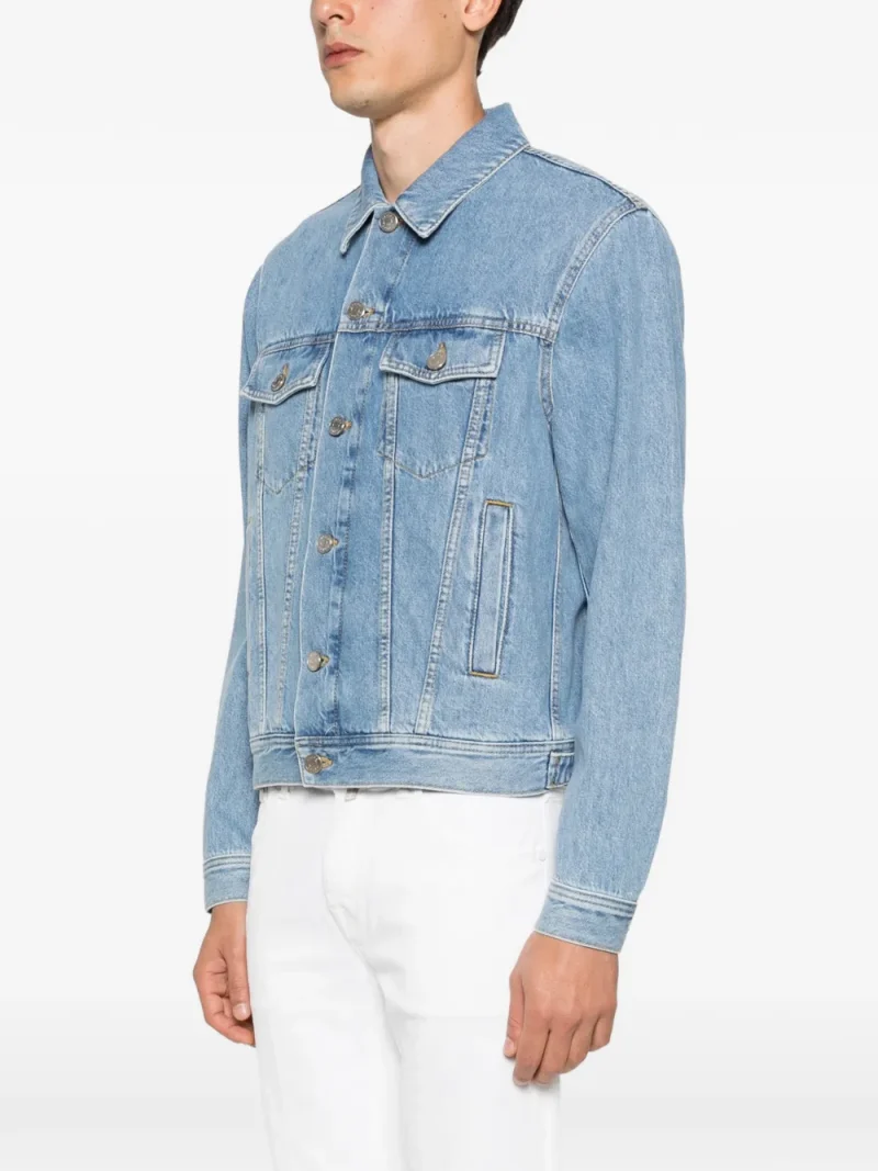 Jacheta Jacob Cohen Denim albastru - imagine 3