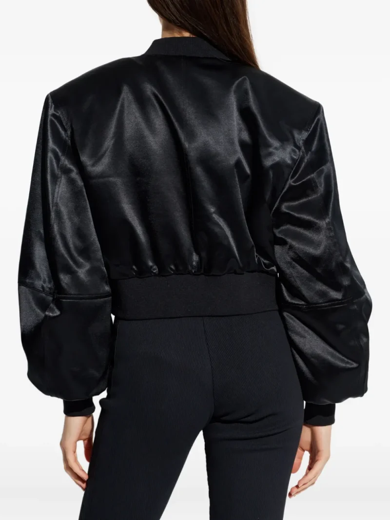 Alternative view of Jacheta The Attico Zip-Up Bomber negru