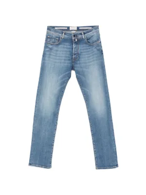 Jeans Jacob Cohen Bard Faded-Effect albastru
