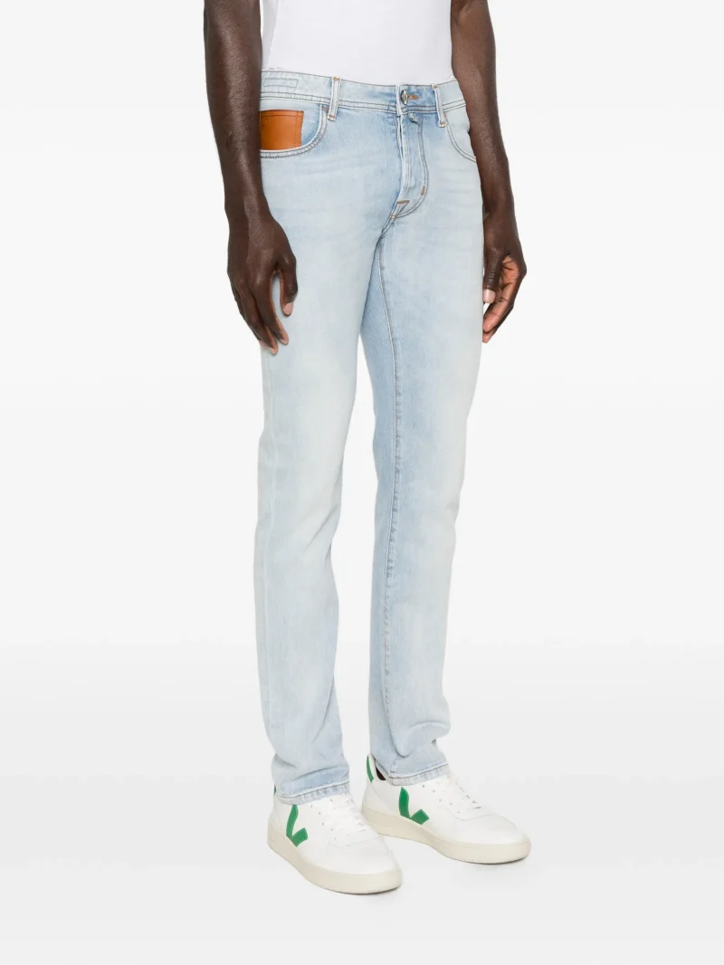 Jeans Jacob Cohen Patch-Pocket albastru - imagine 3