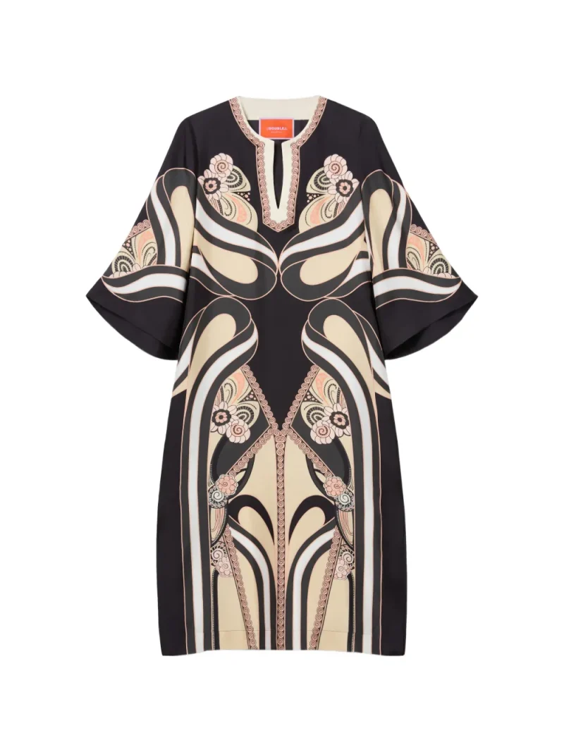 Kaftan La DoubleJ Ambrosia-Print roz