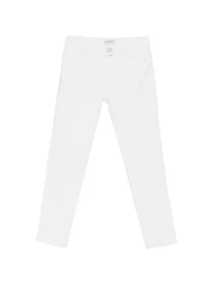 Pantaloni denim Jacob Cohen Button alb