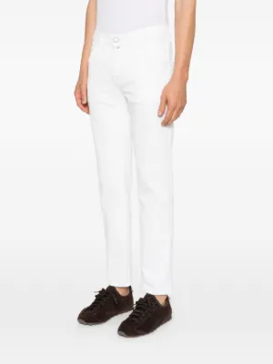 Alternative view of Pantaloni denim Jacob Cohen Button alb