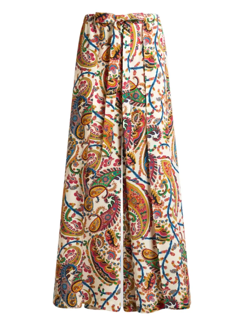 Pantaloni ETRO Floral Paisley-Motif multicolor