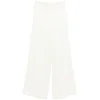 Pantaloni Fabiana Filippi Wide-Leg alb