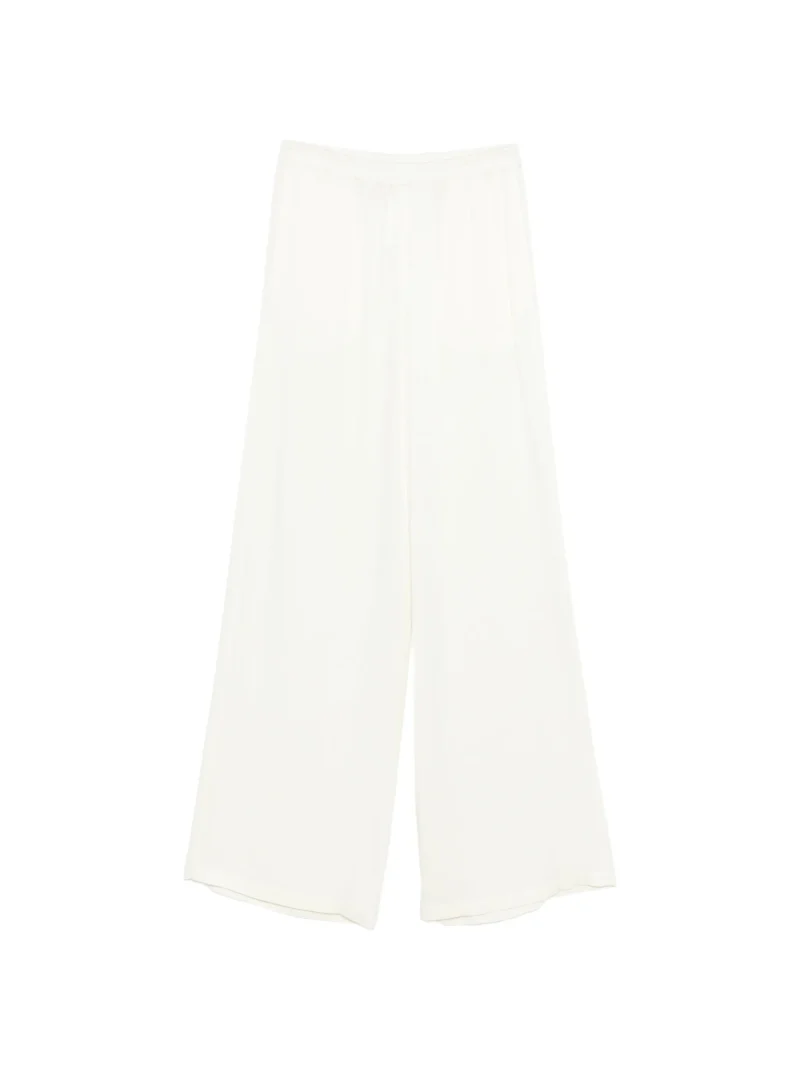 Pantaloni Fabiana Filippi Wide-Leg alb