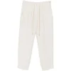 Pantaloni Isabel Marant Sharony Drawstring-Waist bej