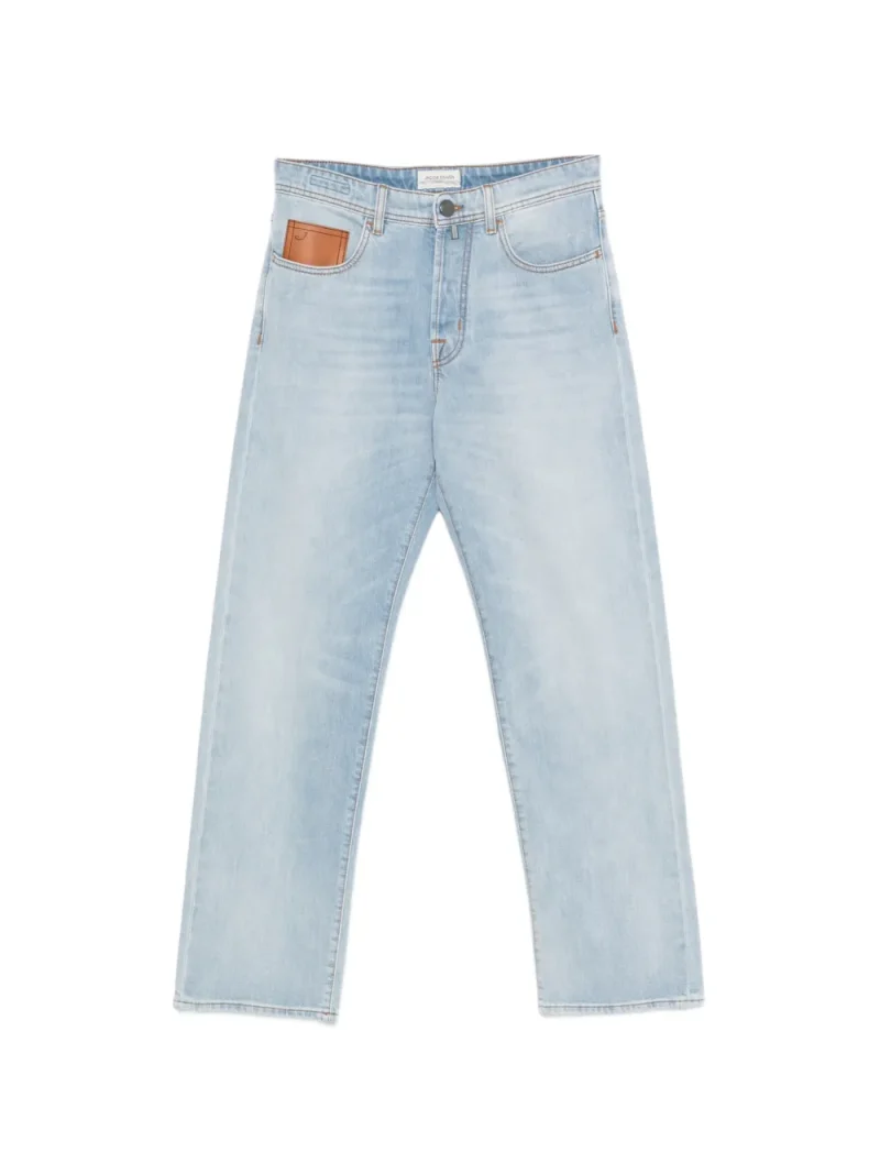 Pantaloni Jacob Cohen Pocket Straight albastru