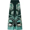 Pantaloni La DoubleJ Floral Print Palazzo verde