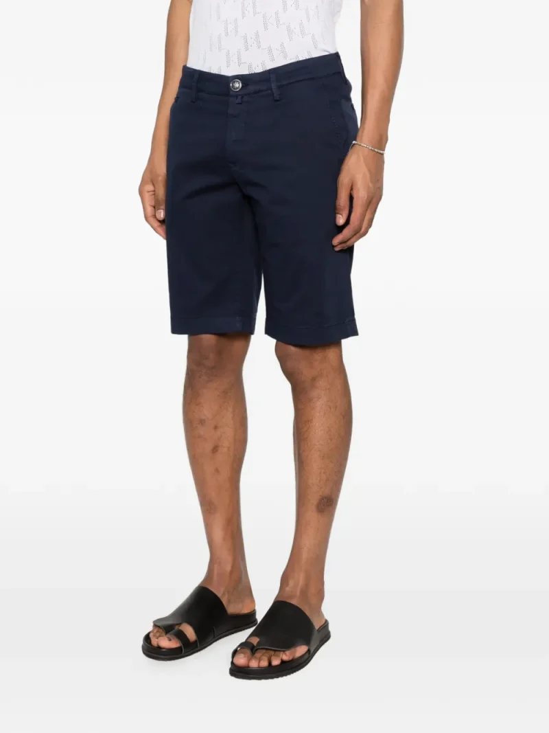 Pantaloni scurti Jacob Cohen Nicolas Slim bleumarin - imagine 3