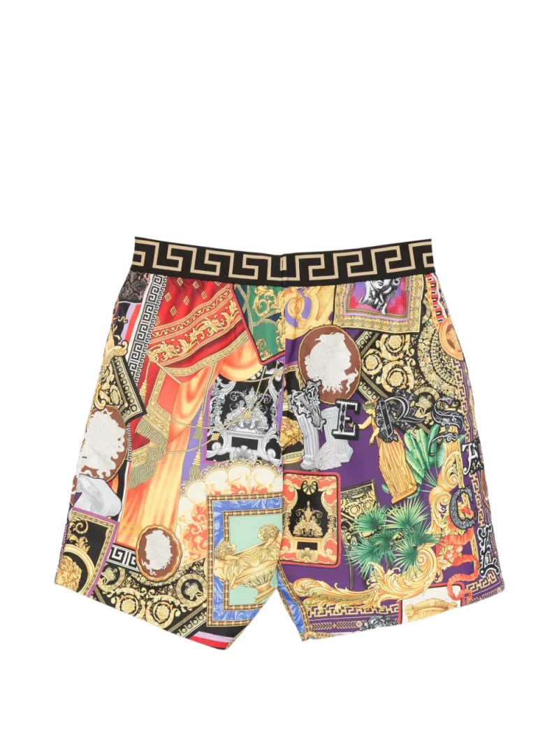 Alternative view of Pantaloni scurti Versace Baroque-Print Swim multicolor
