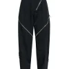 Pantaloni The Attico Zip-Detail negru