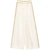 Pantaloni ZIMMERMANN Luna Retro bej