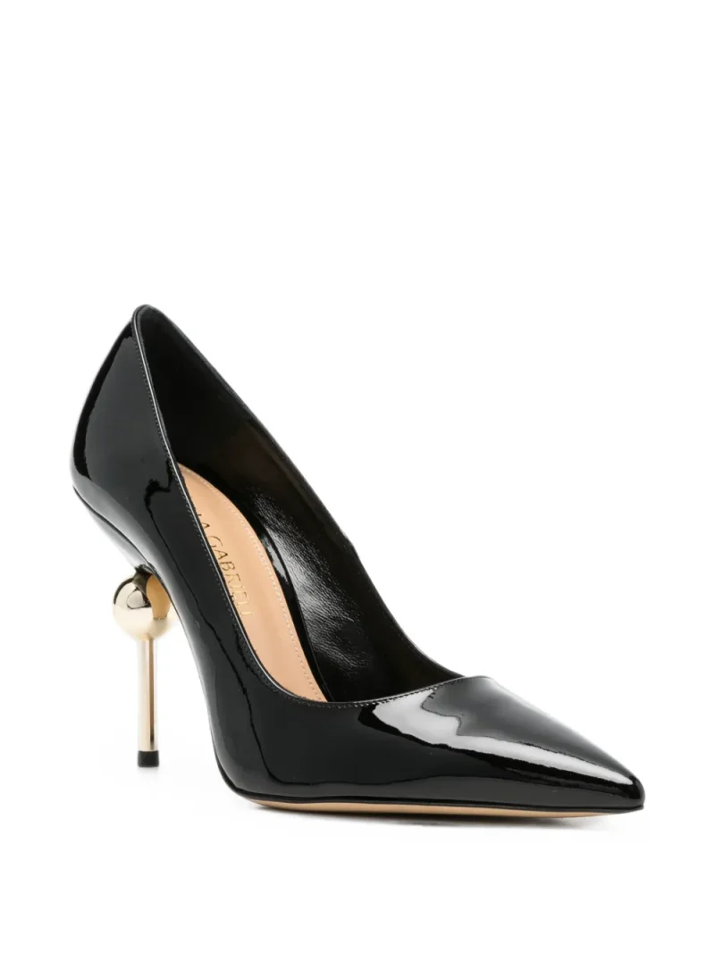 Pantofi Camilla Gabrieli Sofia 105 Patent Leather negru - imagine 3