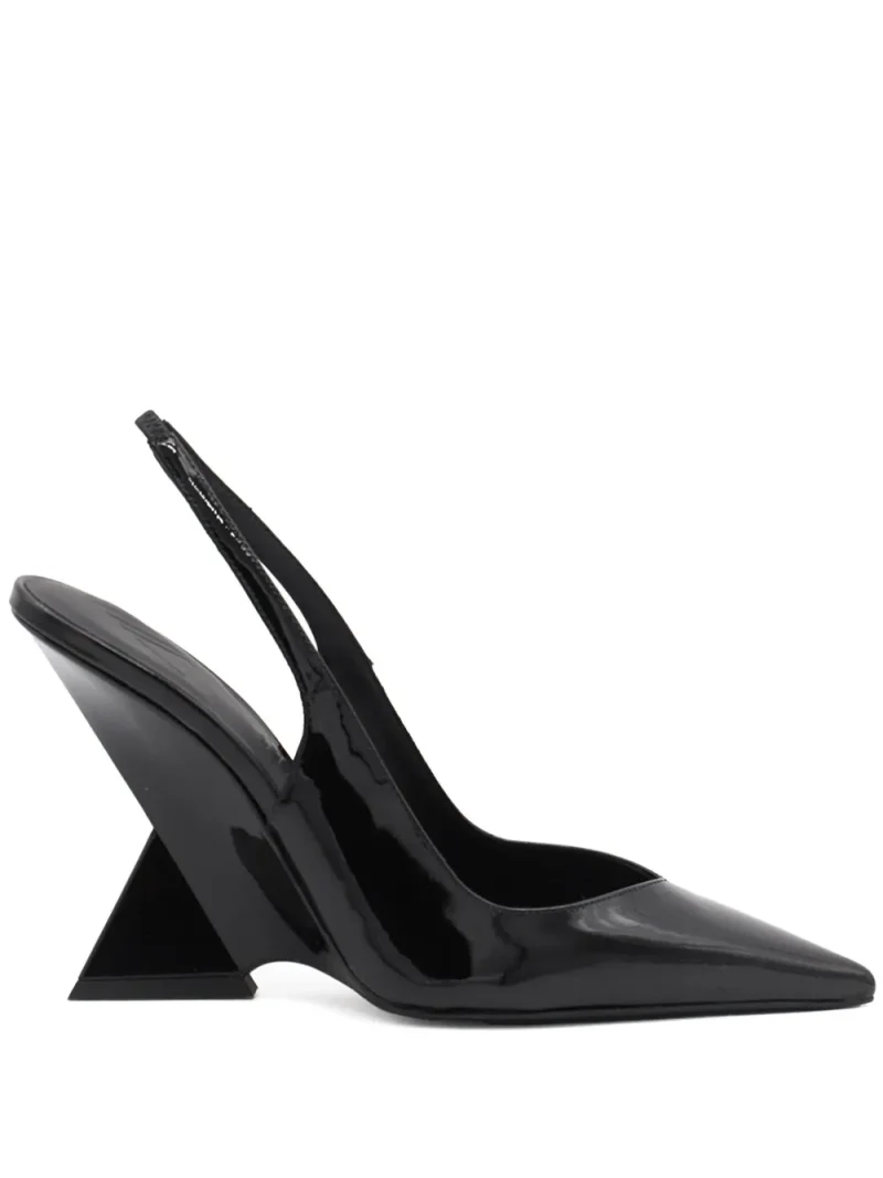 Pantofi pumps The Attico 105mm Cheope Leather negru