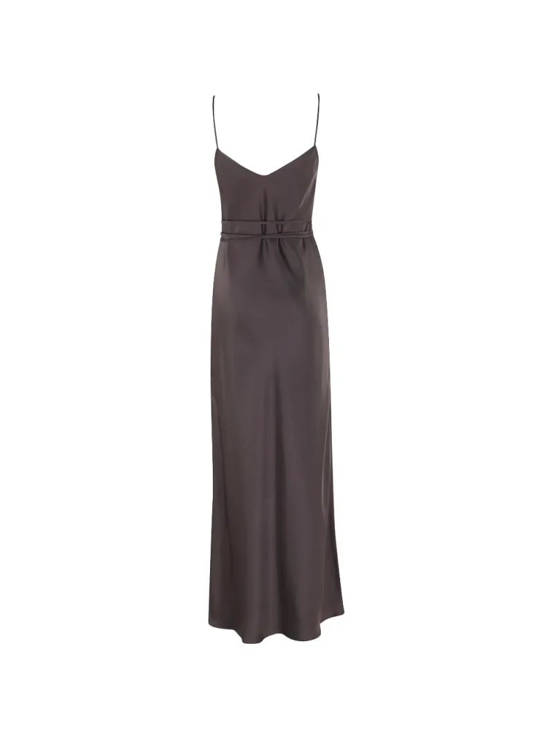 Rochie maxi Antonelli Tie Waist violet