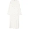 Rochie midi Rohe Button V-neck ecru