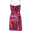 Rochie mini PUCCI Marmo-Print roz