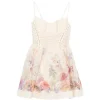 Rochie mini ZIMMERMANN Floral Corset multicolor