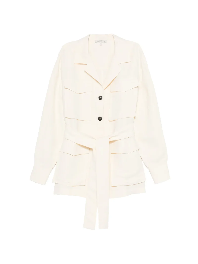 Sacou Antonelli Single-Breasted ecru