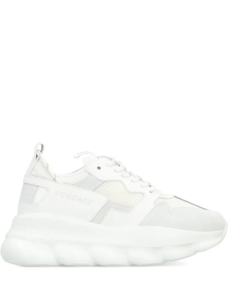 Sneakers Versace Chain Reaction alb
