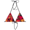 Sutien bikini PUCCI Occhi-Print Triangle portocaliu