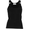 Top Coperni Ring-Detail Ribbed negru