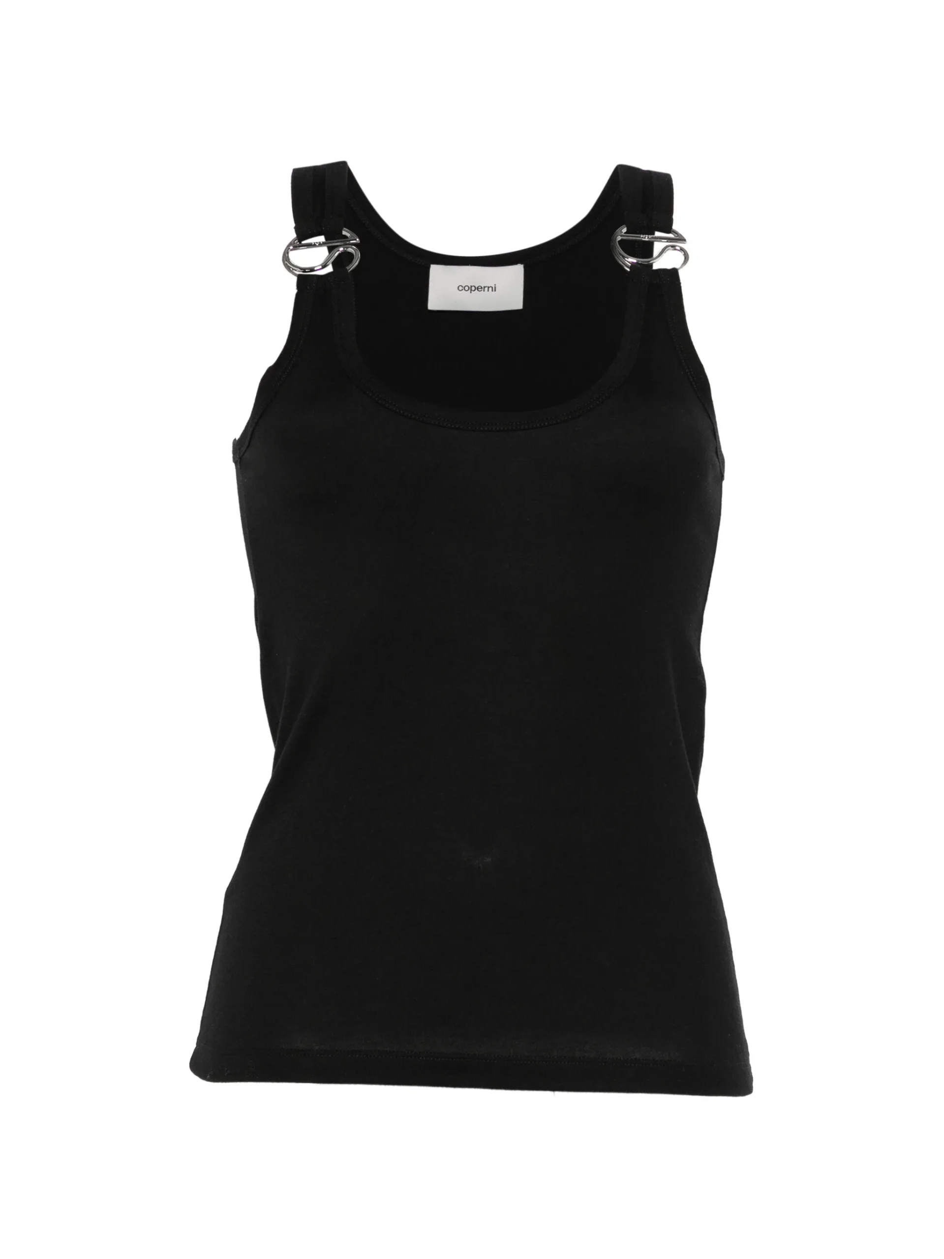 Top Coperni Ring-Detail Ribbed negru