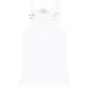 Top Coperni Sleeveless alb